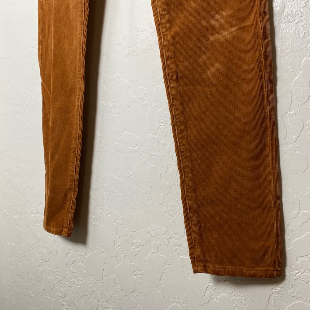 AG Golden Brown Corduroy Farrah Skinny Ankle Pants - Picture 5 of 11